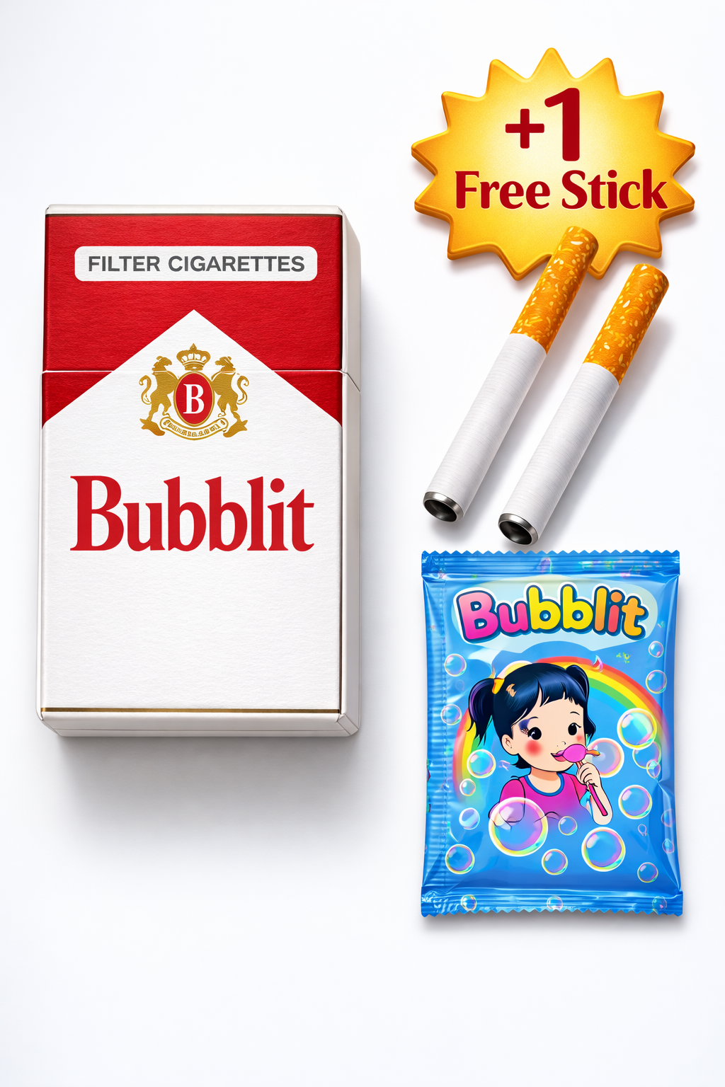 Bubblit Fake Cigarette Bubble Blower